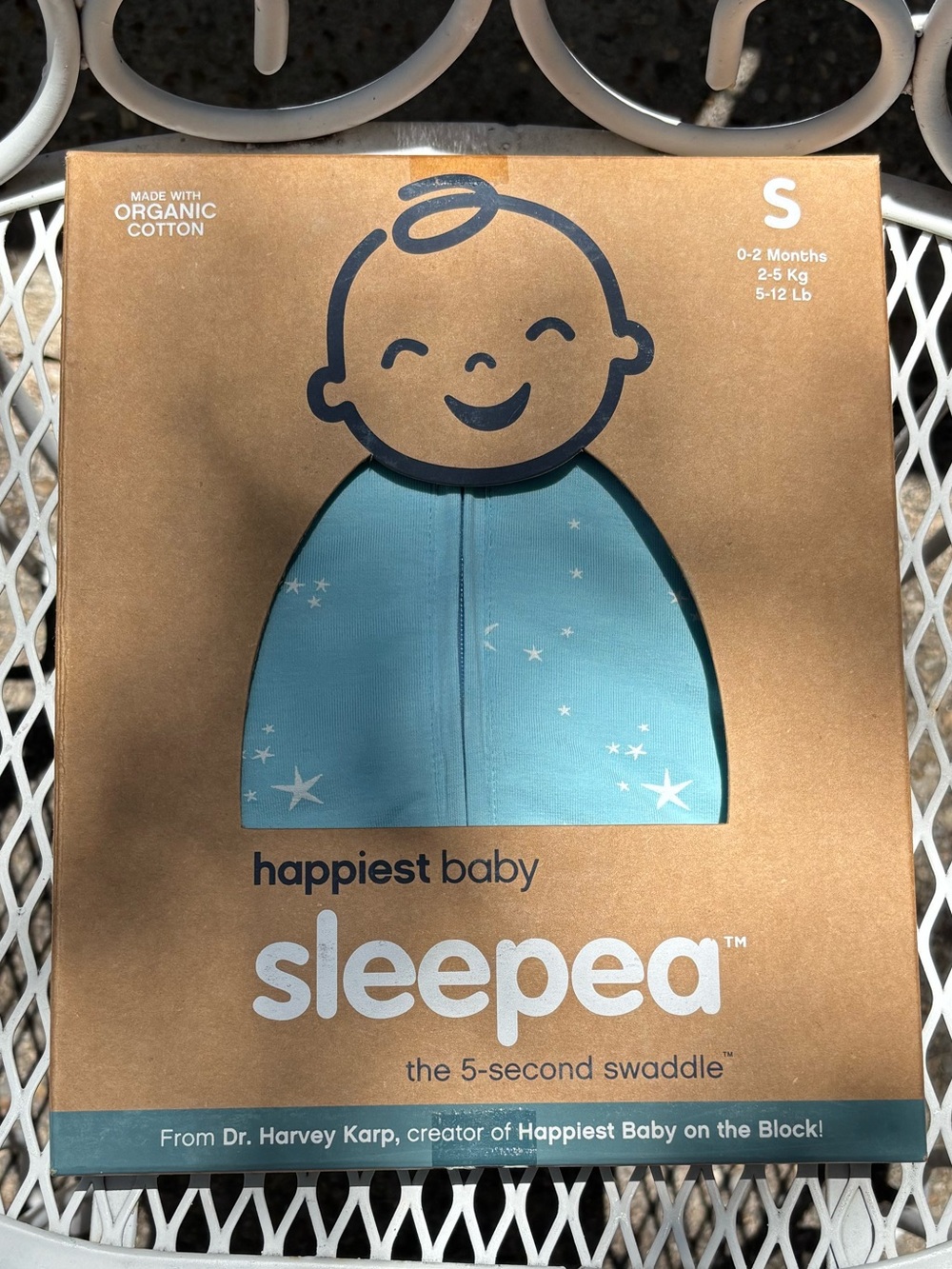Sleepea Swaddle - Blue - Small (0-2 Months)
